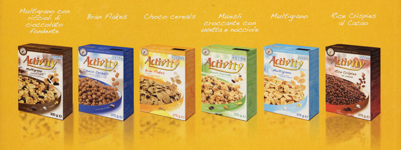 cereali activity cross selling